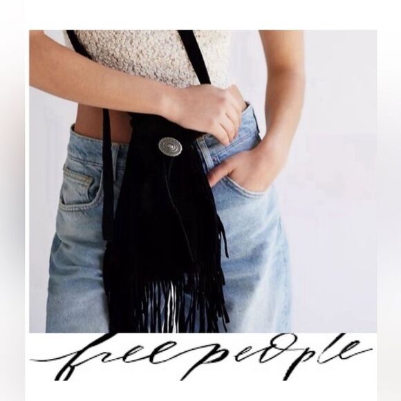 Free People Handbags - Free People Calamity Fringe Crossbody Bag